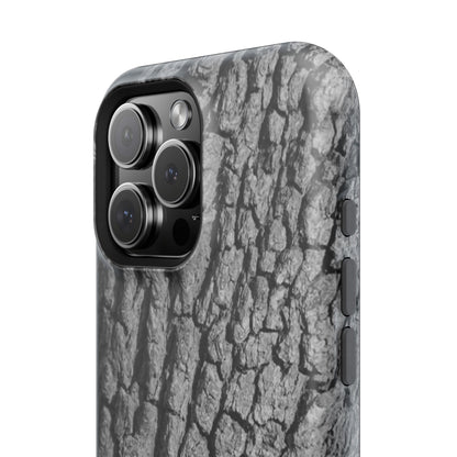 Bark Texture Magnetic Impact Phone Case