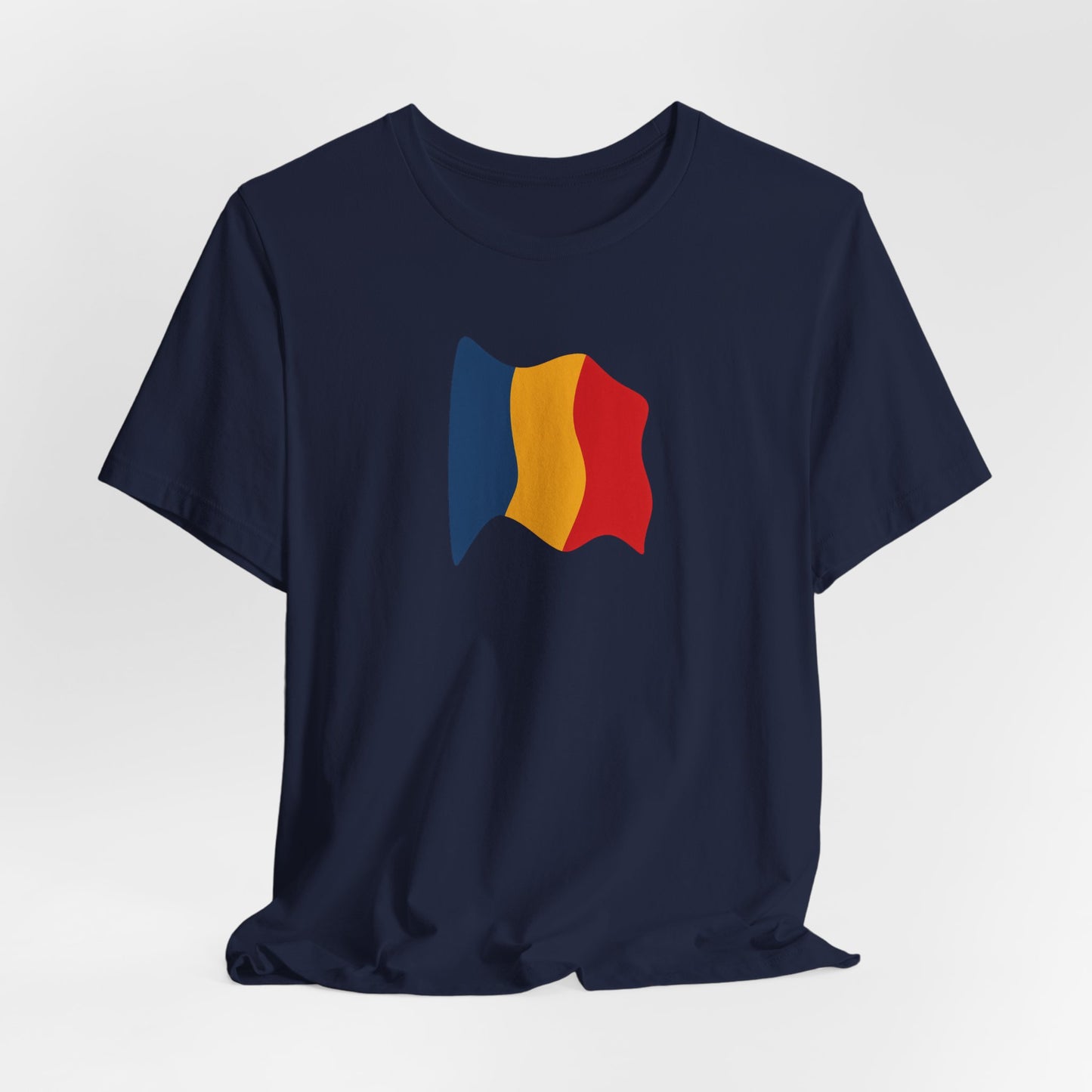 Romanian Flag Unisex Short Sleeve Tee, Casual Shirt, Travel T-Shirt, Gift for Romanians, Summer Outfit, Everyday Wear