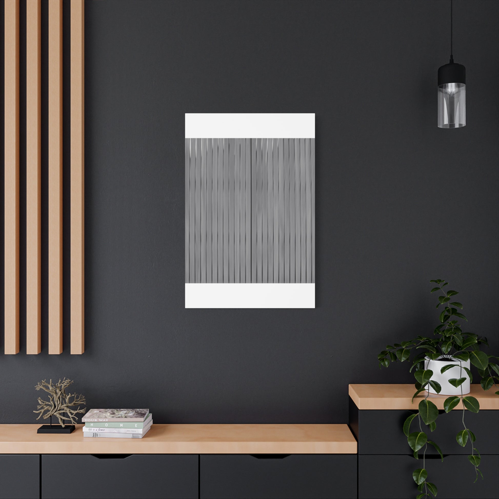 Modern Striped Canvas Art - 1.25" Stretched Wall Decor - TRV
