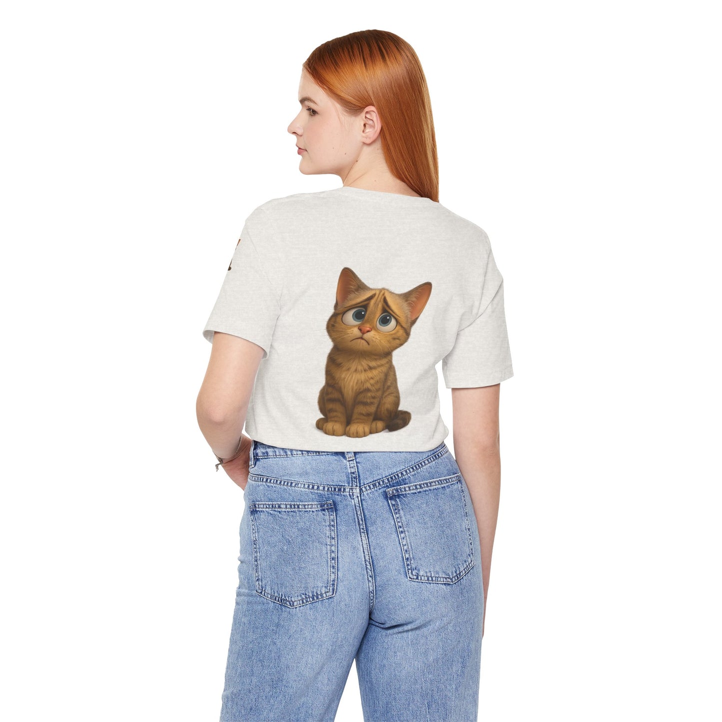 Adorable Cat Graphic Tee, Cute Pet Lover Shirt, Animal Lover Gift, Funny Cat Apparel, Birthday, Christmas, Everyday Use - TRV