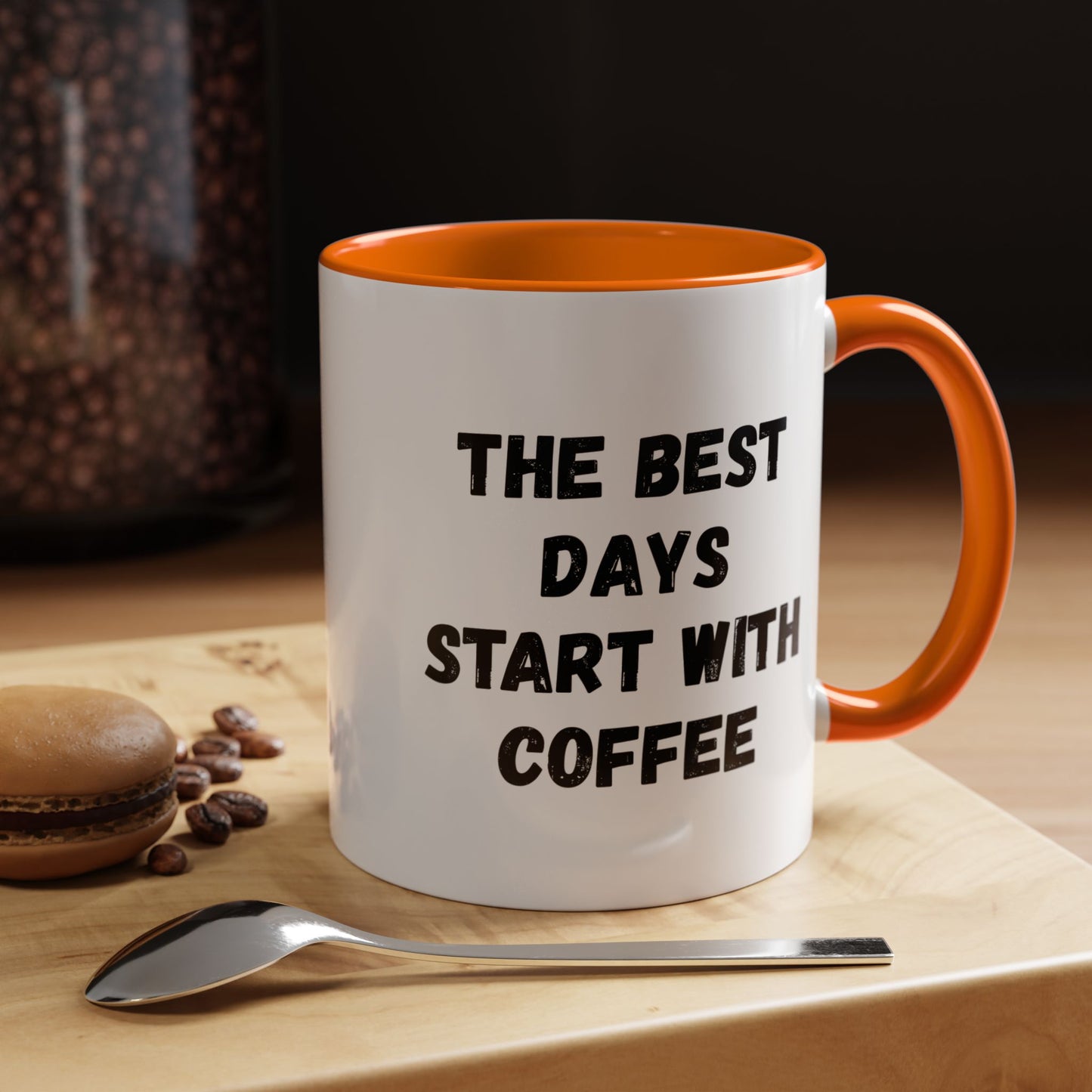 Inspirational Coffee Mug - The Best Days Start With Coffee - Gift for Coffee Lovers, Office Decor, Kitchenware, Birthday Gift, Motivational