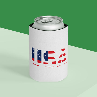 USA Flag Can Cooler – Patriotic Beer Koozie for 4th of July & Memorial Day