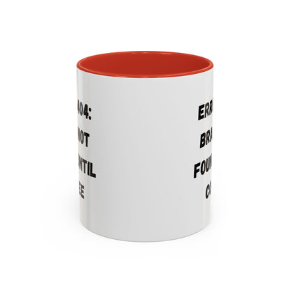 Error 404 Coffee Mug - Perfect for Your Daily Brew, Gift for Programmers, Humor for Coffee Lovers, Office Desk Decor, Nerdy Kitchenware