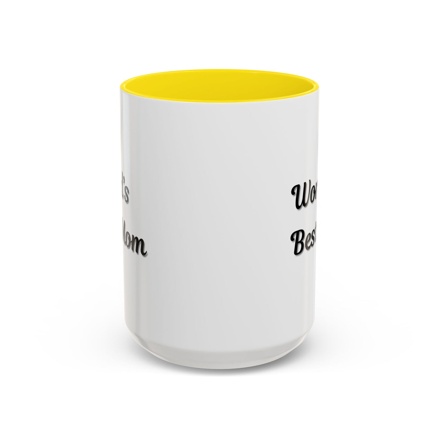 World's Best Mom Accent Coffee Mug - 11oz & 15oz - Perfect Gift for Mother's Day