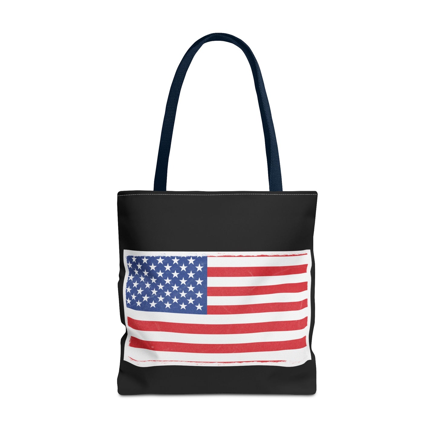 Patriotic Tote Bag, American Flag Carryall, Beach Bag, Reusable Shopping Tote, Independence Day Gift - TRV