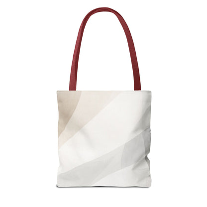 Neutral Abstract Geometric Tote Bag | Minimal Beige Shapes