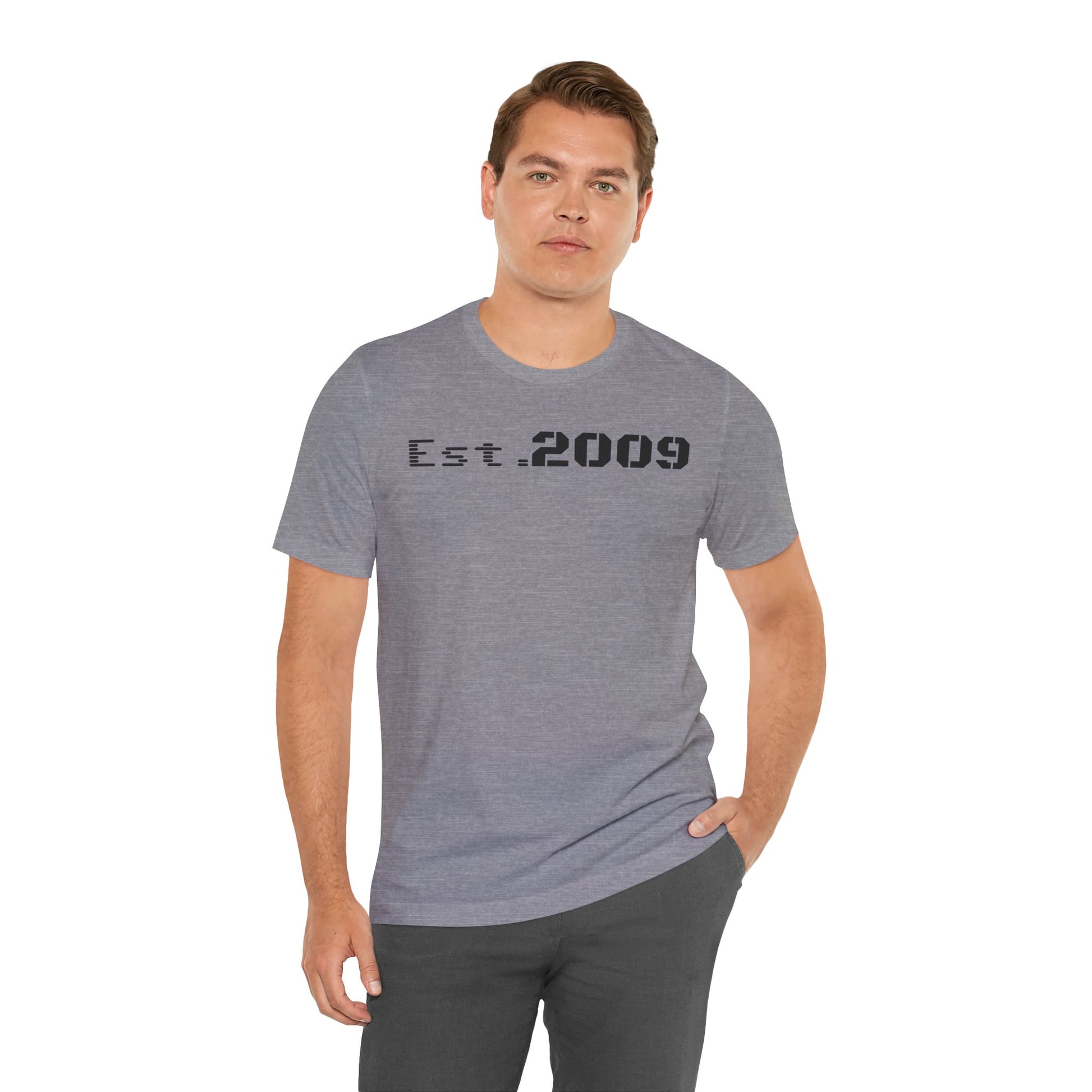 Established 2009 Unisex Tee - Casual Wear, Birthday Gift, Graduation Outfit, Anniversary Shirt, Personalized Fashion - TRV