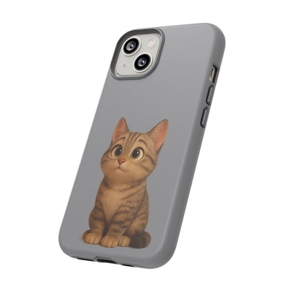 Cute Cat Phone Case, Kawaii Pet Accessory, Gift for Cat Lovers, Animal Phone Cover for Kids, Unique Kitty Design, Birthdays, Holidays - TRV