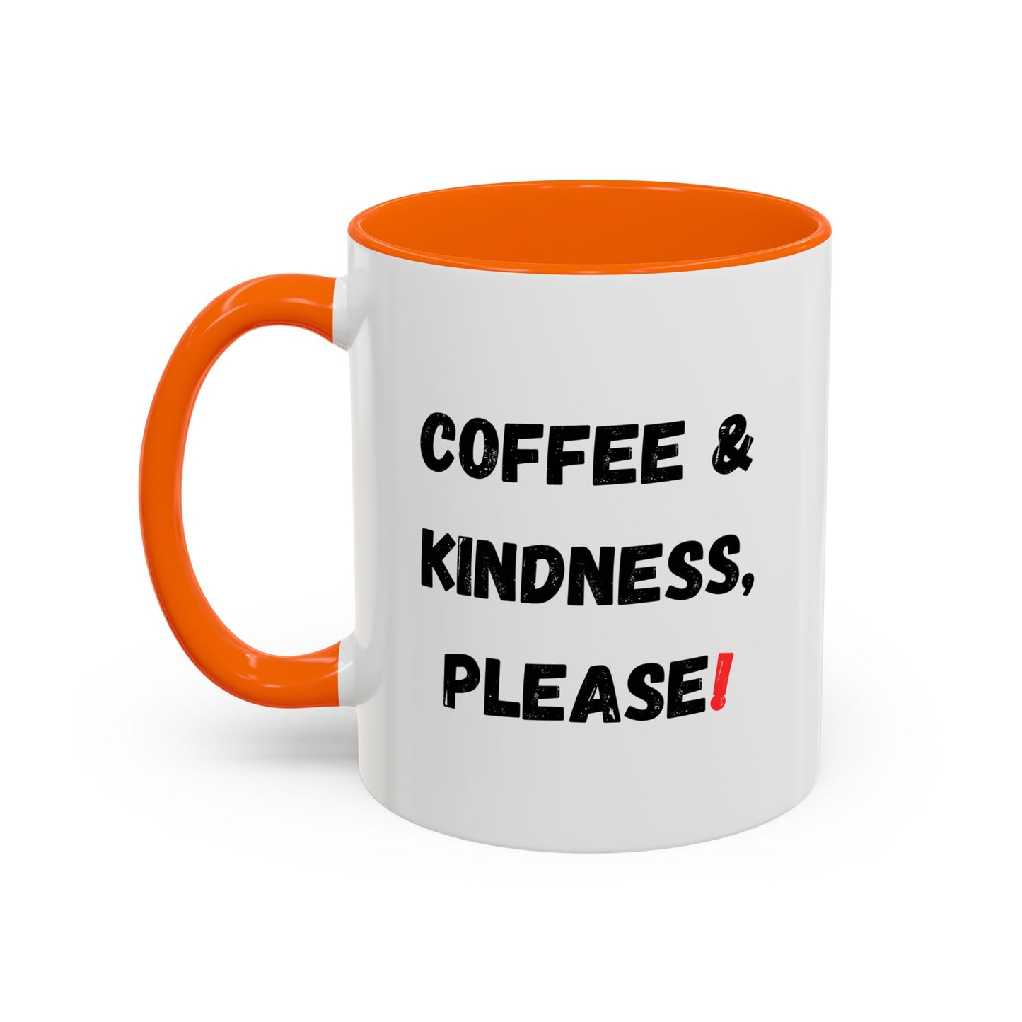 Coffee & Kindness Mug - Inspirational Coffee Cup, Gift for Friends, Office Decor, Encouragement, Morning Motivation