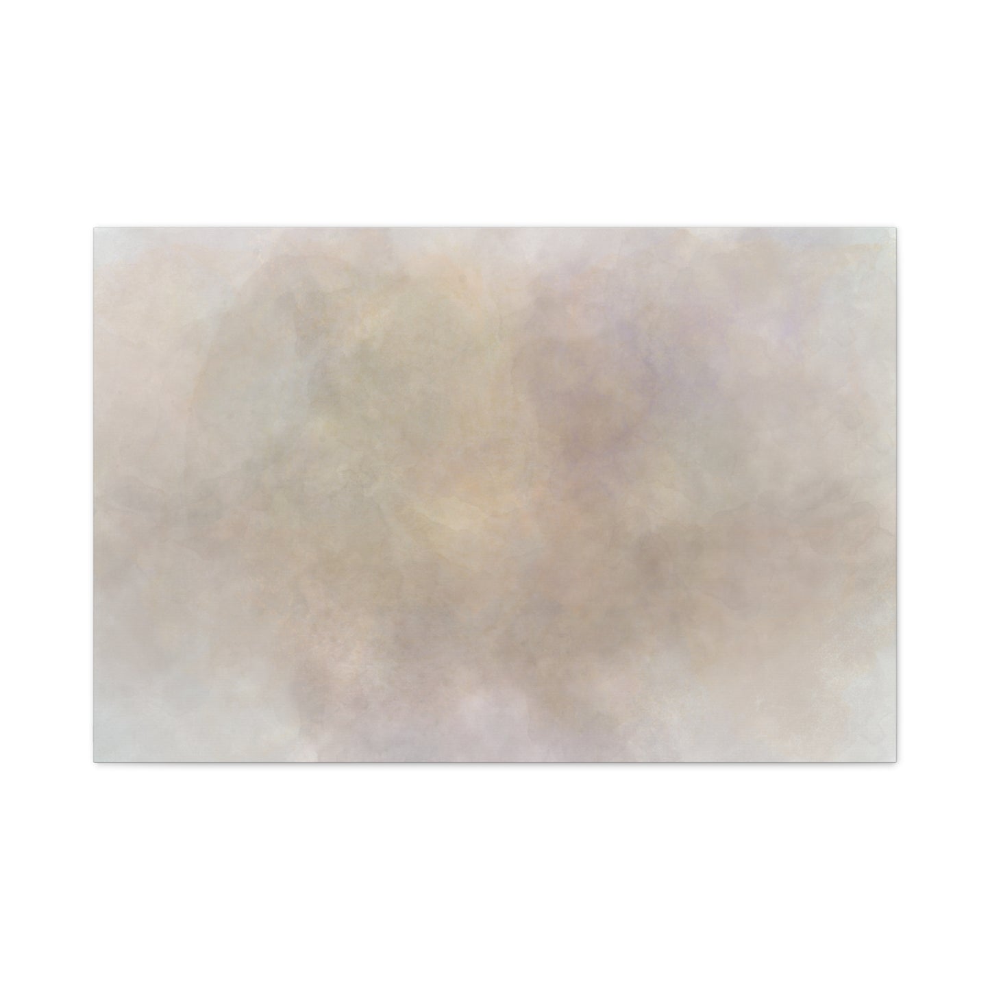 Soft Neutral Abstract Fog Canvas