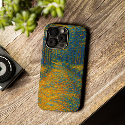 Artistic Phone Case for Nature Lovers, Tough Cases, Vibrant Design, Gift for Friends, Phone Accessories, Unique Artwork - TRV