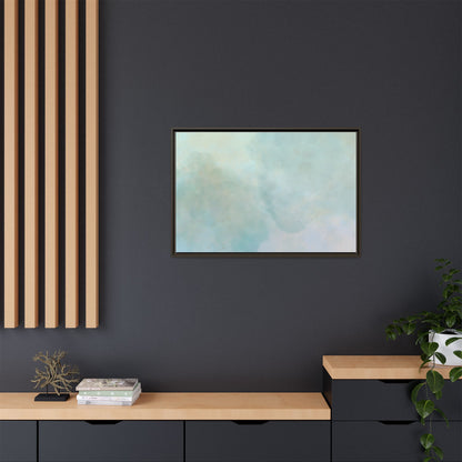 Soft Abstract Pastel Watercolor Matte Canvas