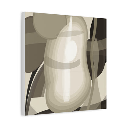 Abstract Neutral Pear Still Life Canvas