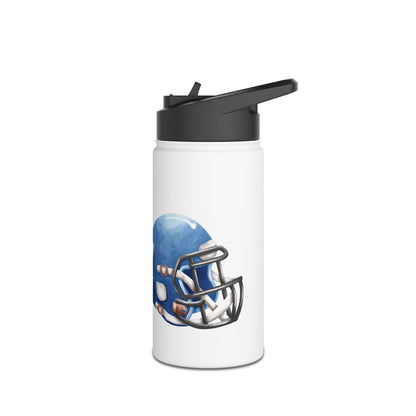 Sporty Stainless Steel Water Bottle with Unique Football Helmet Design | Ideal for Athletes, Gym Lovers, Sports Events, Hydration on the Go