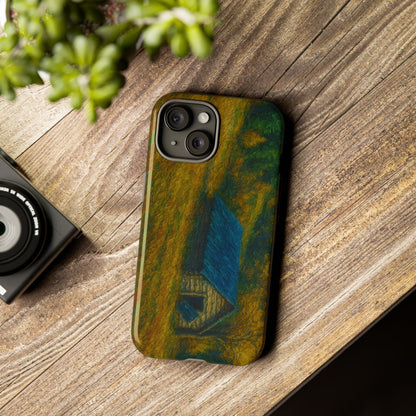 Artistic Phone Case by Tough Cases, Nature-Inspired Phone Protection, Unique Gift for Nature Lovers, Stylish Accessory, Fall Aesthetic - TRV