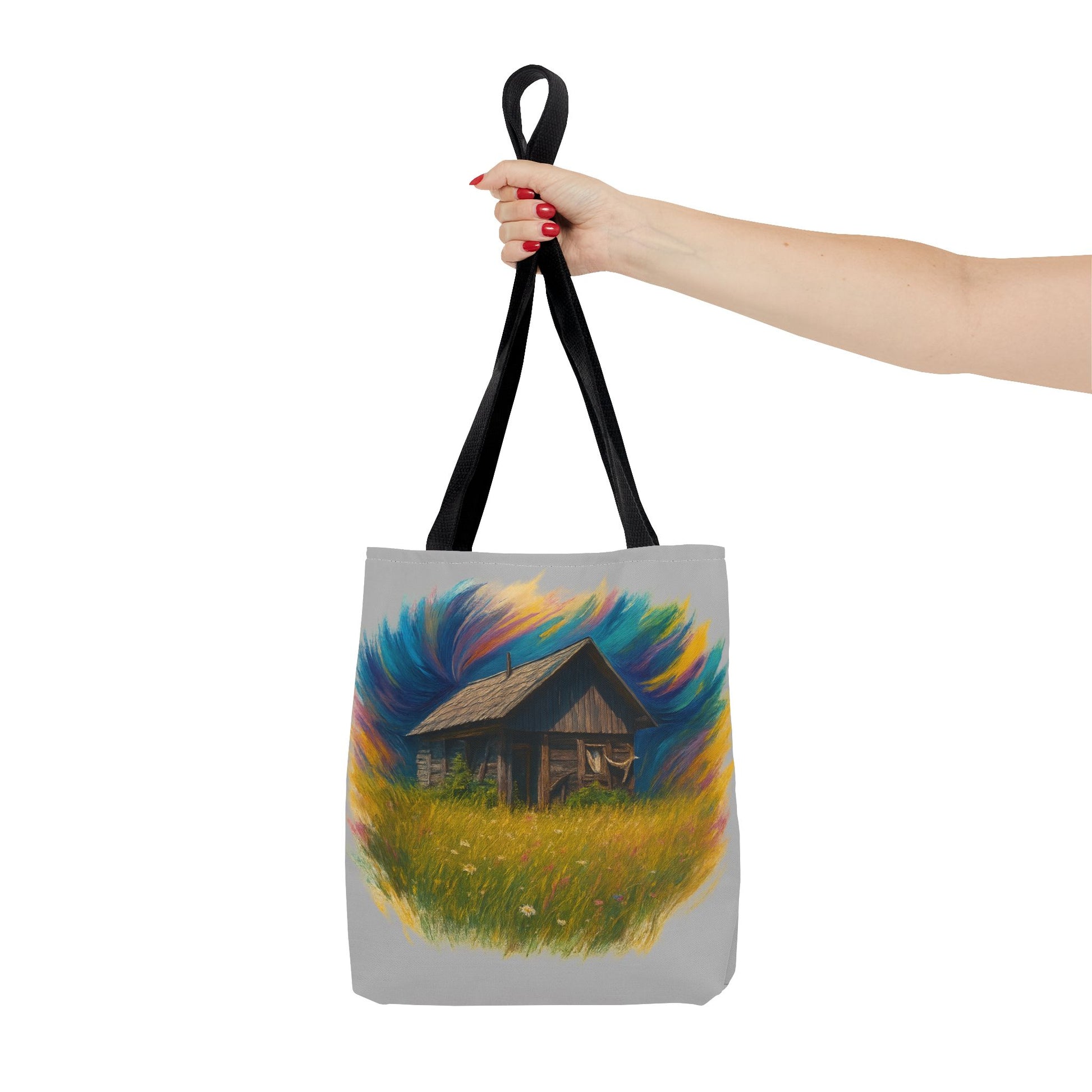 Rustic Charm Tote Bag | Boho Bag | Eco-Friendly Custom Design | Nature Lover Gift | Canvas Purse | Casual Carryall - TRV