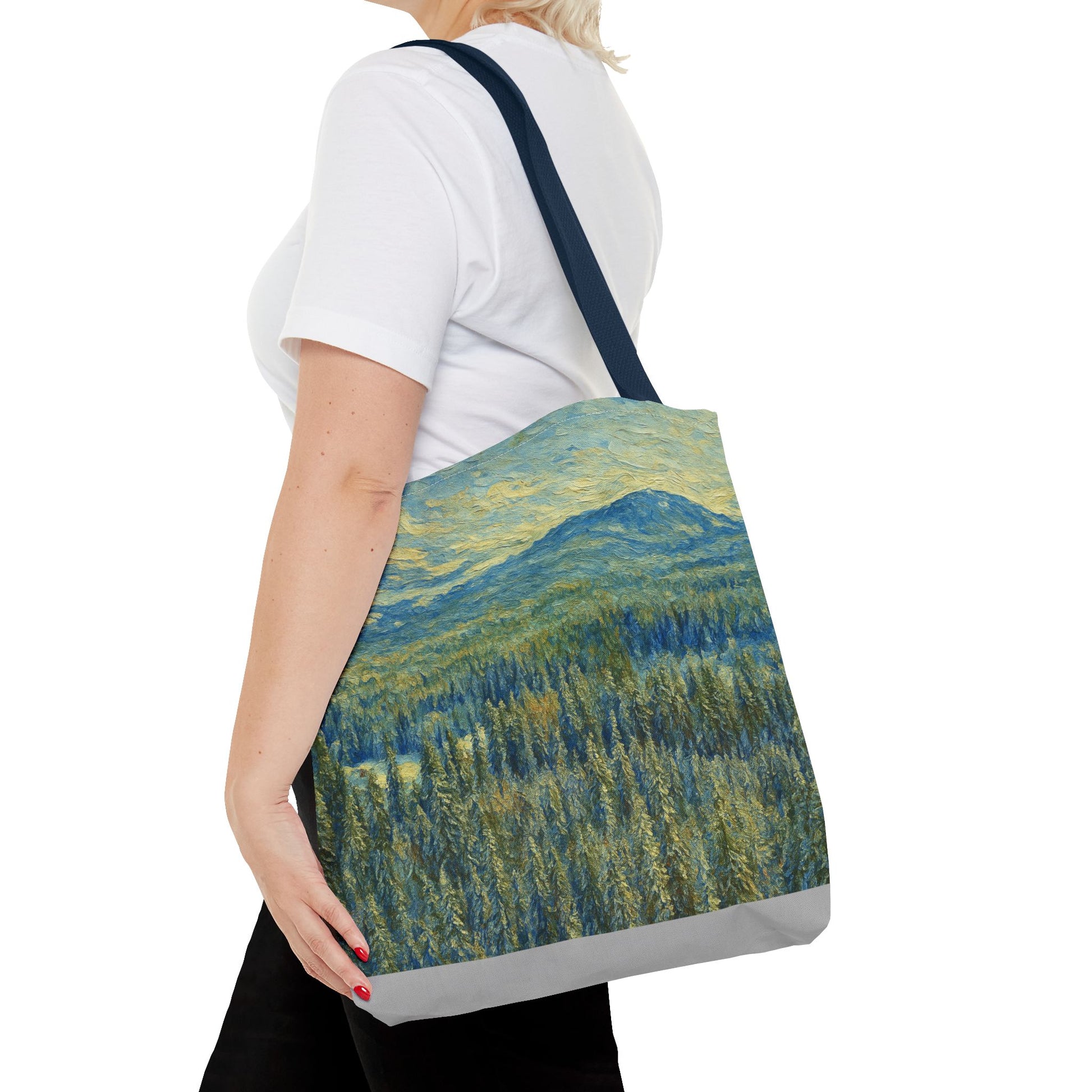 Nature-Inspired Tote Bag, Eco-Friendly Carryall, Bohemian Style Purse, Art Tote, Great Gift for Nature Lovers, Shopping Bag, Travel [...] - TRV