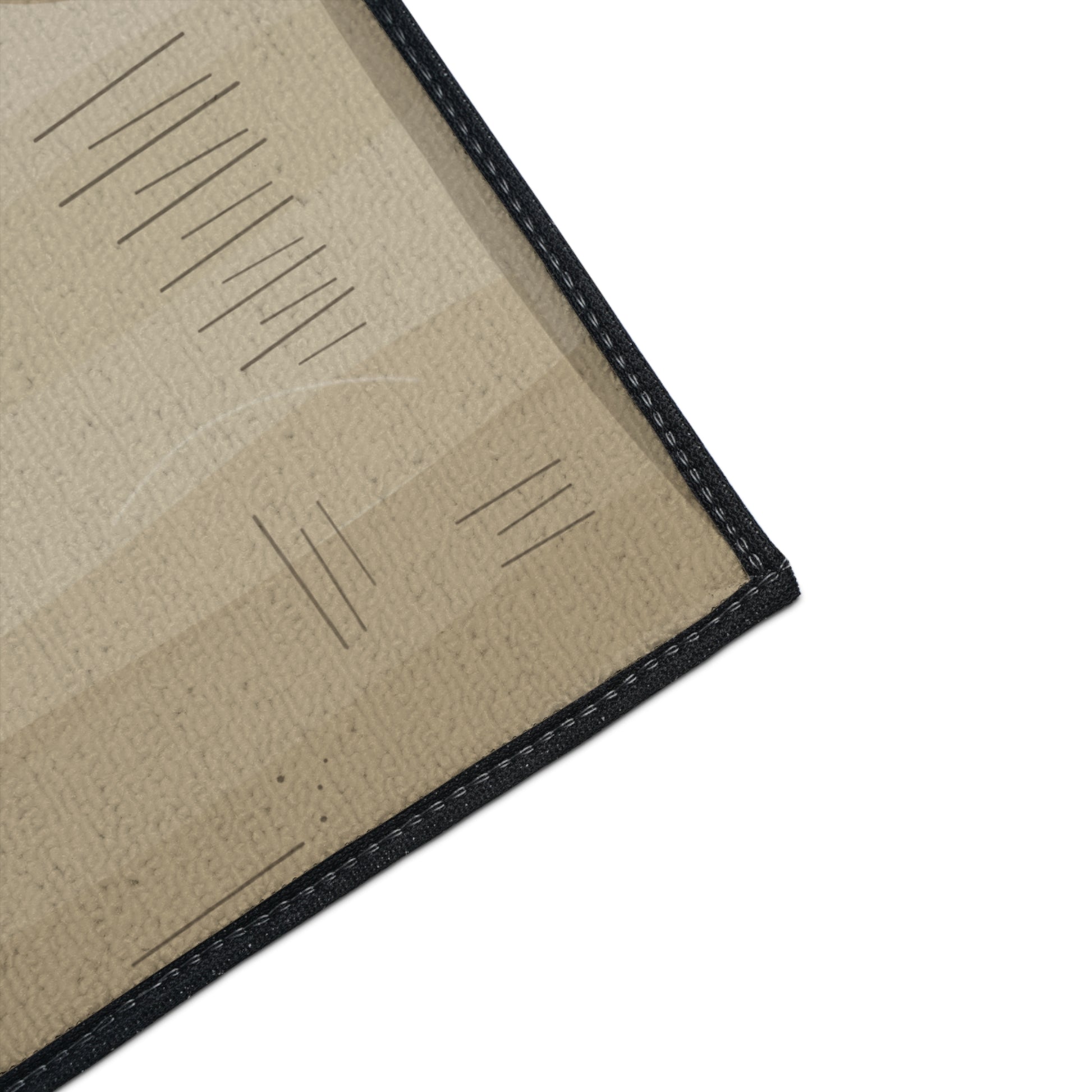 Square Design Quote Heavy Duty Floor Mat | Minimalist Typography, Modern Home Decor - TRV