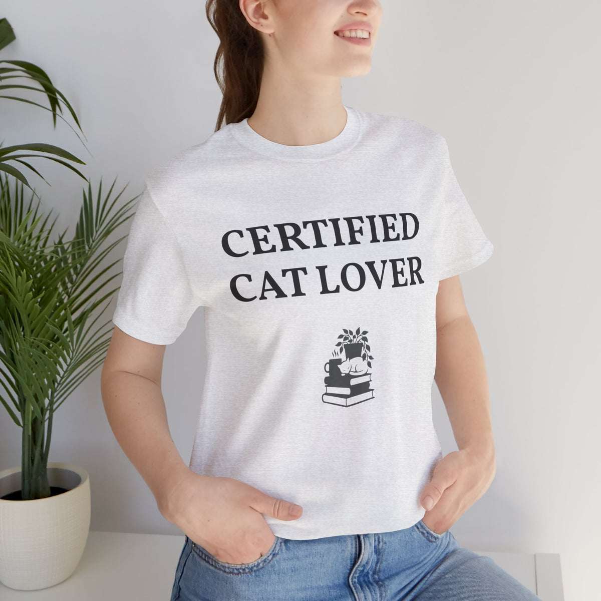 Unisex custom T-shirt from Printify with personalized design, shown in a neutral color, front view.