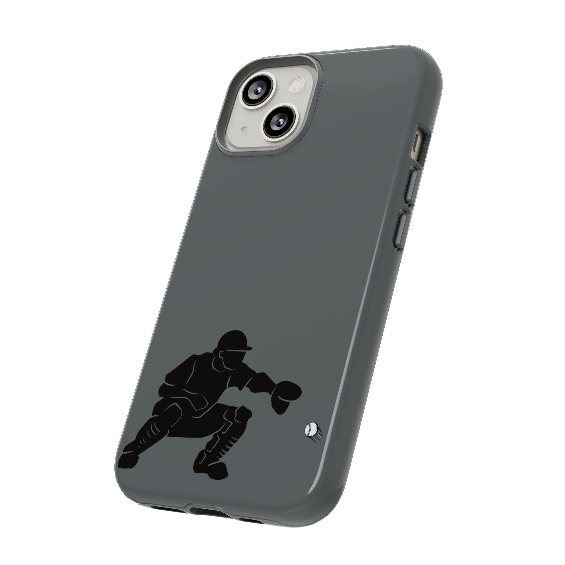 Baseball Catcher Phone Case, Sports Phone Accessory, Tough Cases, Gift for Athletes, Sports Fan Merchandise, Unique Design - TRV
