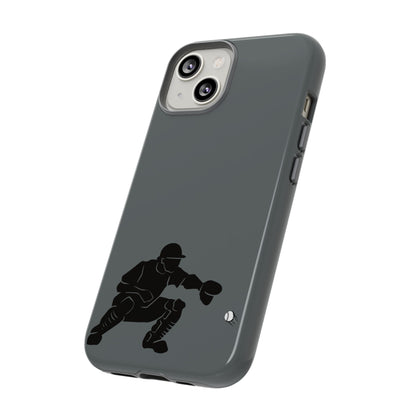 Baseball Catcher Phone Case, Sports Phone Accessory, Tough Cases, Gift for Athletes, Sports Fan Merchandise, Unique Design - TRV