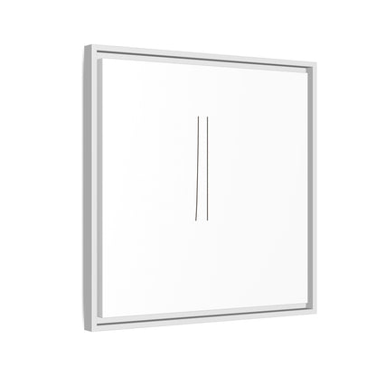 Minimal Line Art | Matte Canvas Framed