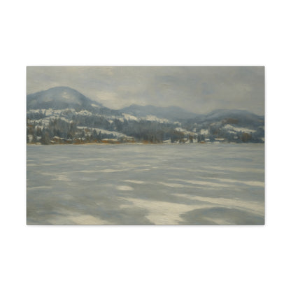 Serene Winter Landscape Canvas - TRV
