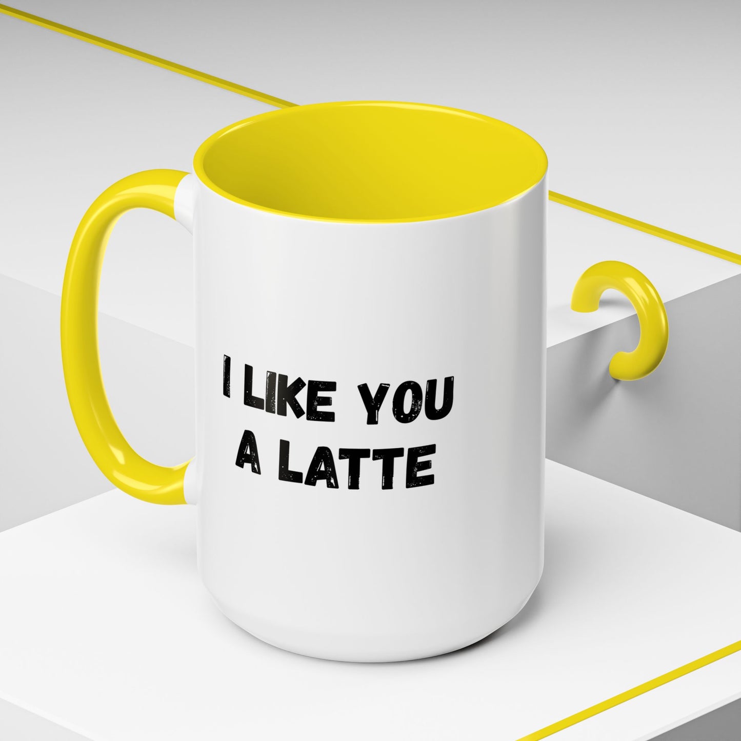 I Like You A Latte Coffee Mug, Funny Coffee Cup, Gift for Coffee Lovers, Cute Office Mug, Humor Tea Mug