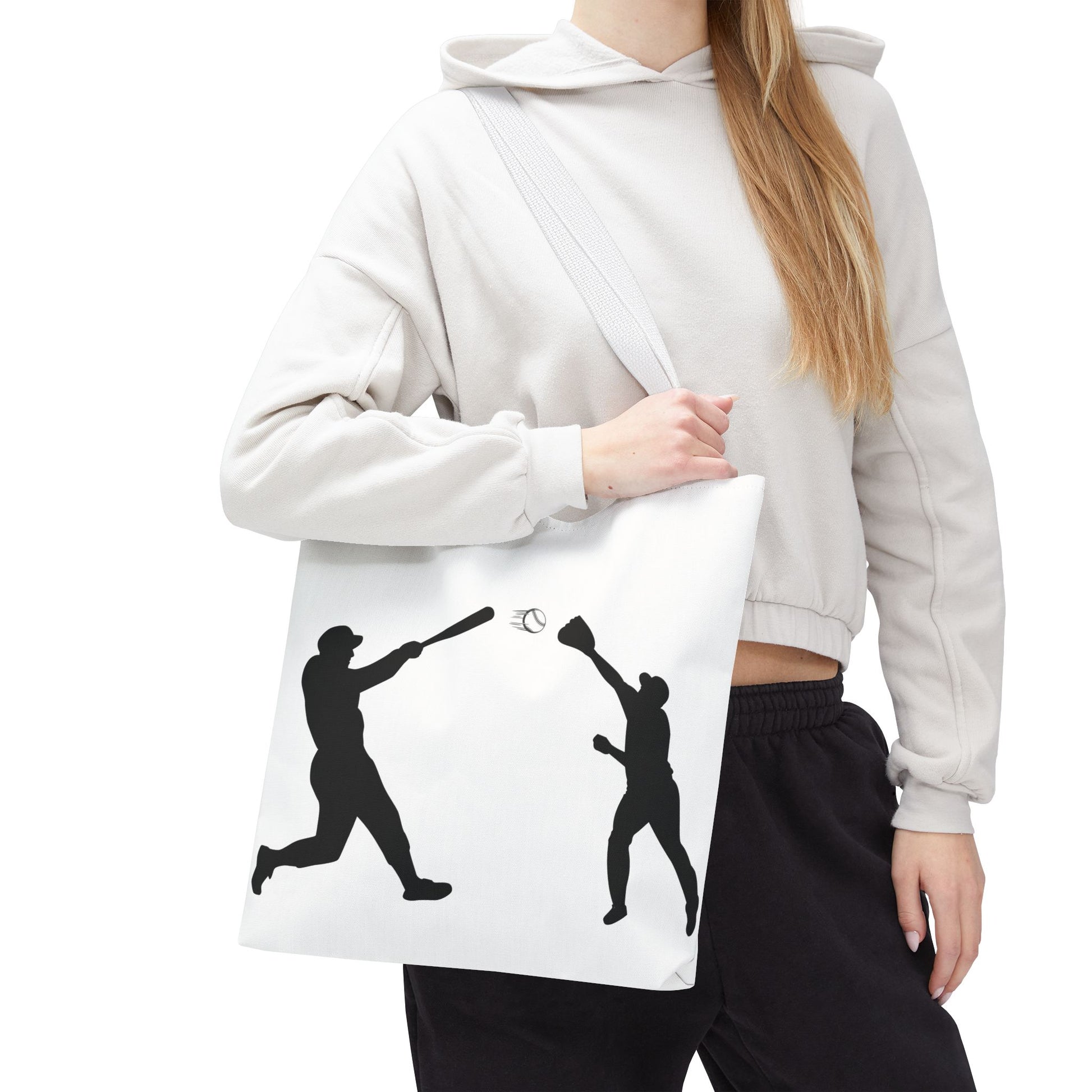 Baseball Tote Bag, Perfect for Sports Fans, Great Gift for Players, Ideal for Game Days, Accessory for Summer Outings - TRV