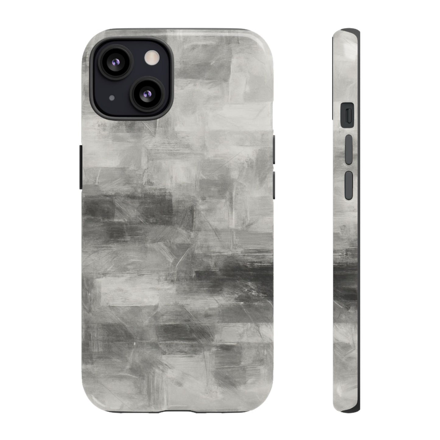 Stylish Phone Case for Tough Protection, Marble Grey Design, Customizable Gift for Her, Unisex Mobile Accessory, Birthday Present, [...] - TRV