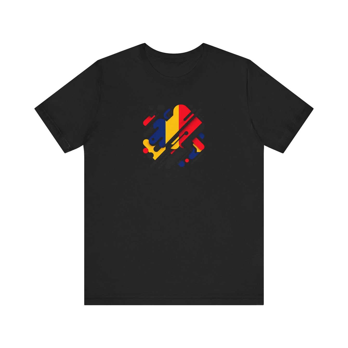 Artistic Heart Unisex Jersey Tee - Vibrant Graphic Tee, Casual Wear, Gift for Art Lovers, Birthday Surprise, Everyday Comfort - TRV