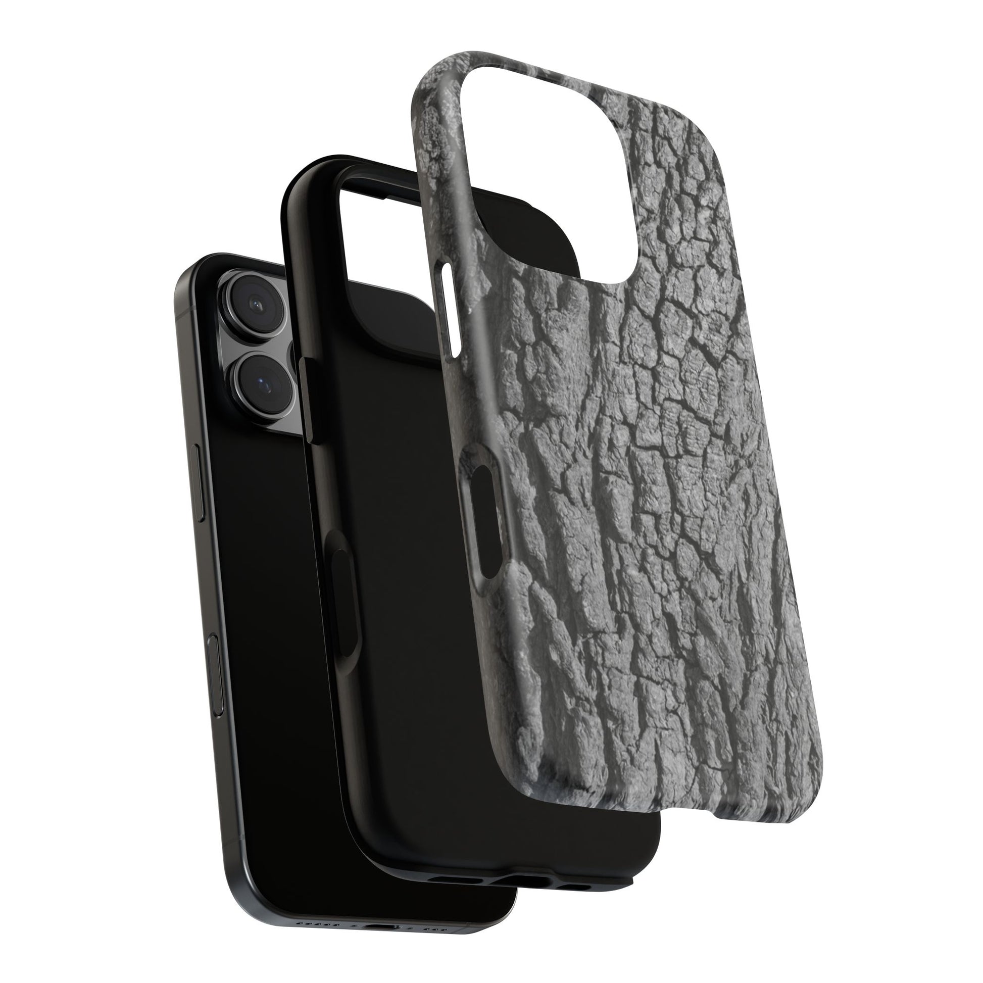 Rustic Bark Phone Case - Tough and Durable Protection - TRV