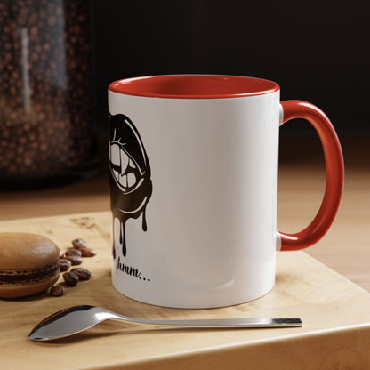 Vampire Lip Accent Coffee Mug - 11oz & 15oz - Unique Halloween Gift - TRV