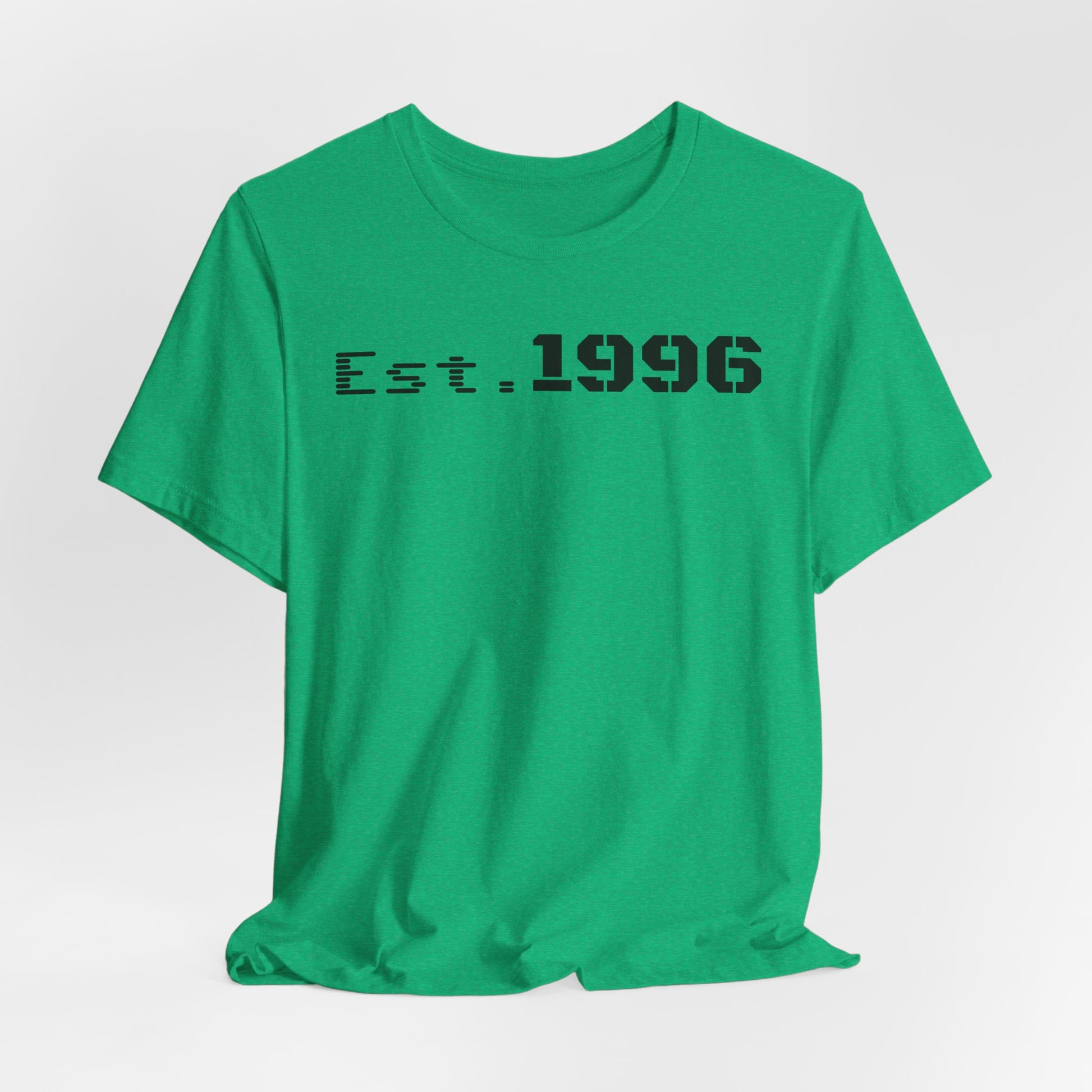Established 1996 Unisex T-Shirt, Vintage Year Tee, Birth Year Gift, Casual Fashion, Personalized Graphic Tee - TRV
