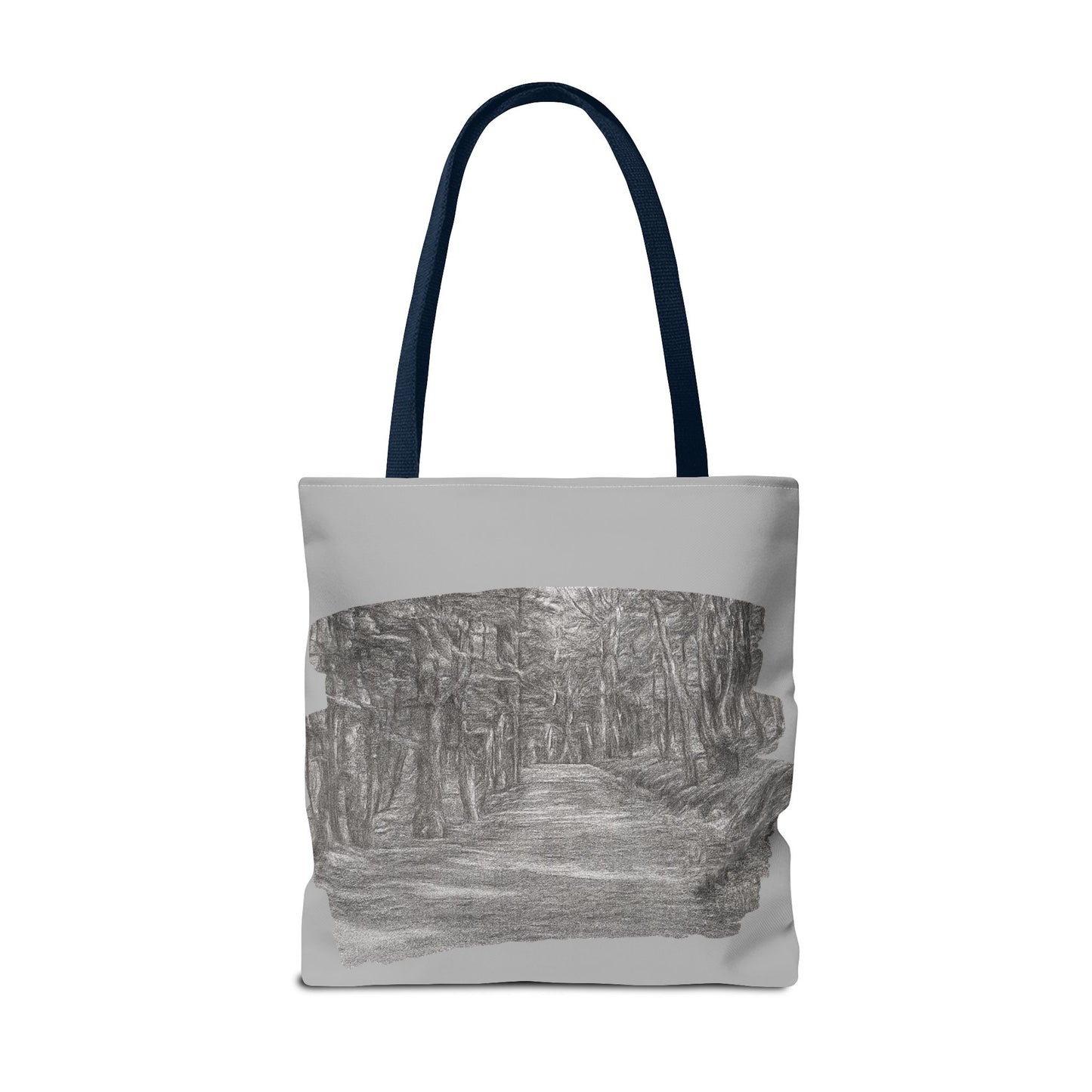 Scenic Path Tote Bag, Reversible Tote, Eco-Friendly Shopper, Outdoor Adventure Bag, Gift for Nature Lovers, Stylish Carryall - TRV