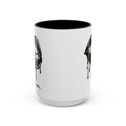 Dripping Lip Coffee Mug – "hmm..." Accent Ceramic Mug (11/15oz)