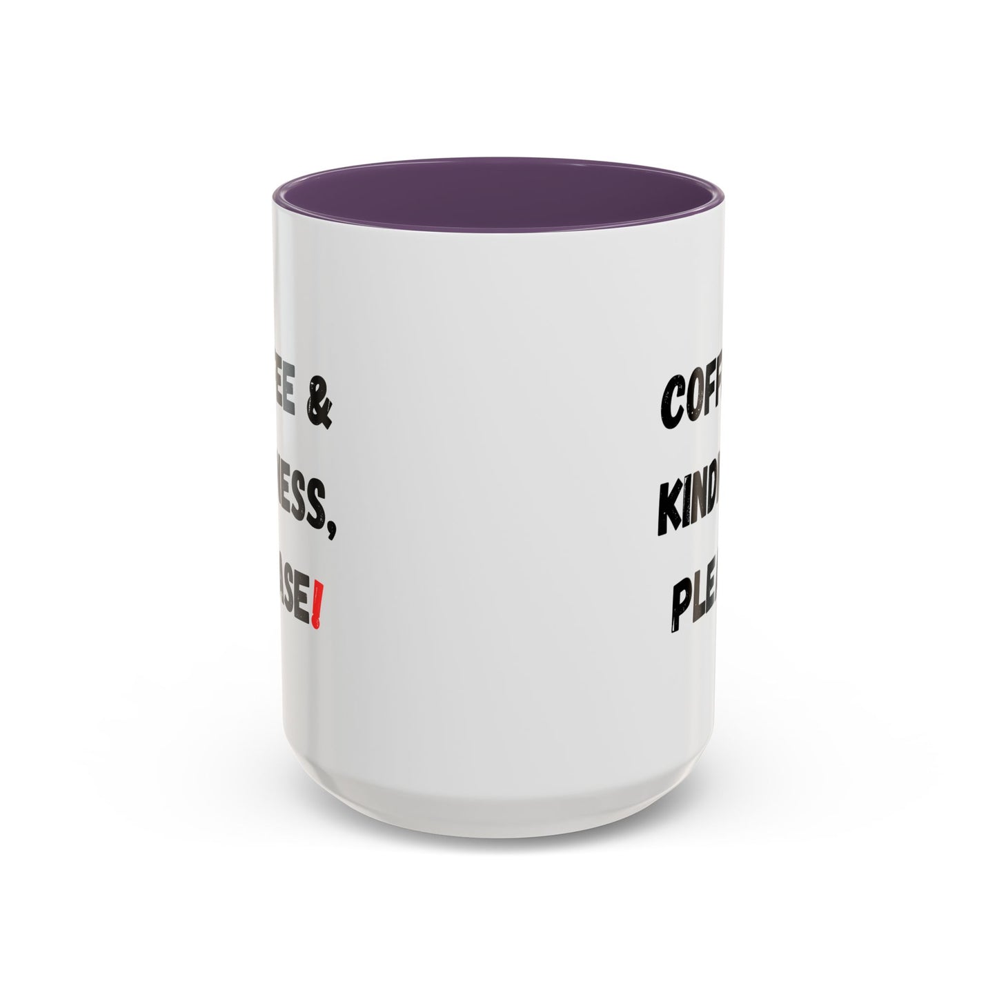 Coffee & Kindness Mug - Inspirational Coffee Cup, Gift for Friends, Office Decor, Encouragement, Morning Motivation