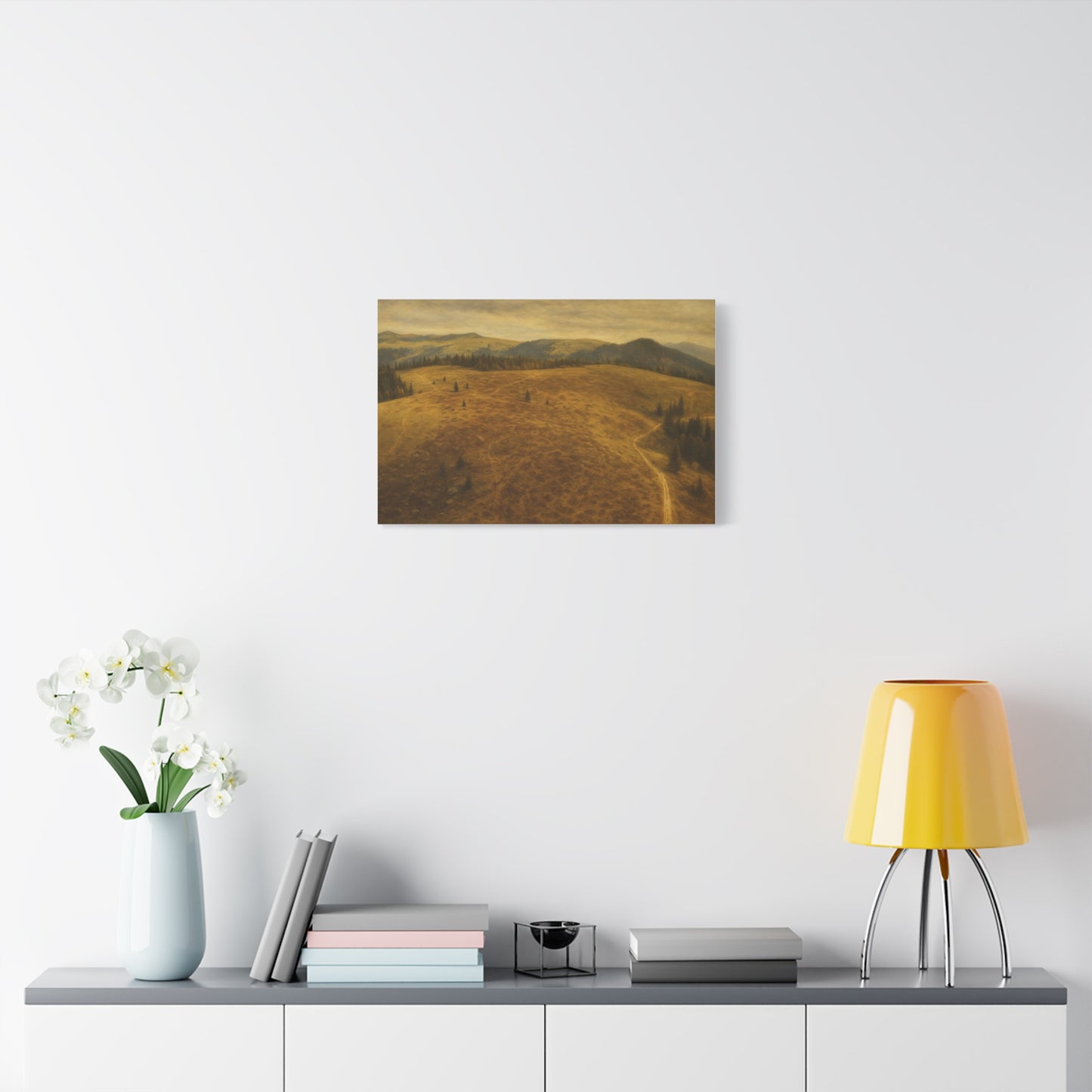 Stretched Canvas Art Print, Landscape Wall Decor, Nature Photography, Rustic Home Decor, Gifting, Earthy Art - TRV