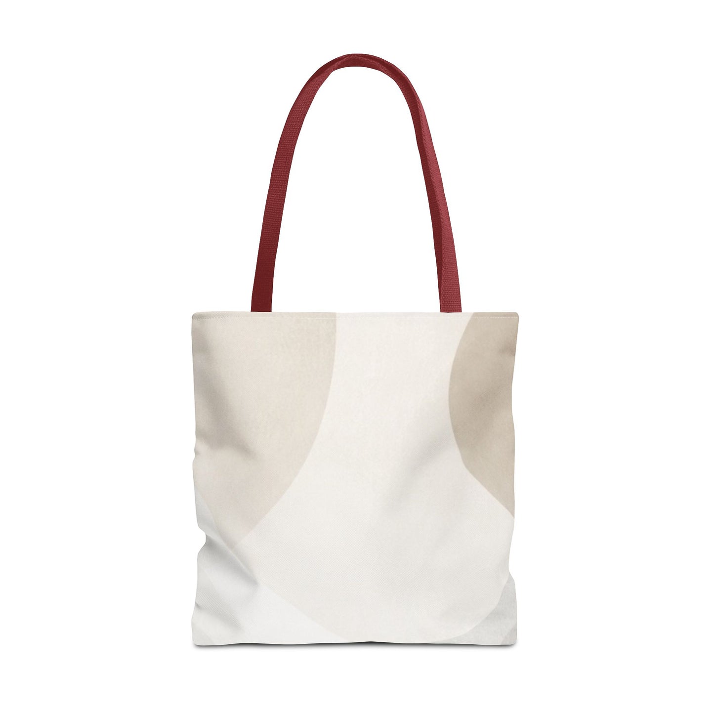 Neutral Abstract Geometric Tote Bag | Minimal Beige Shapes