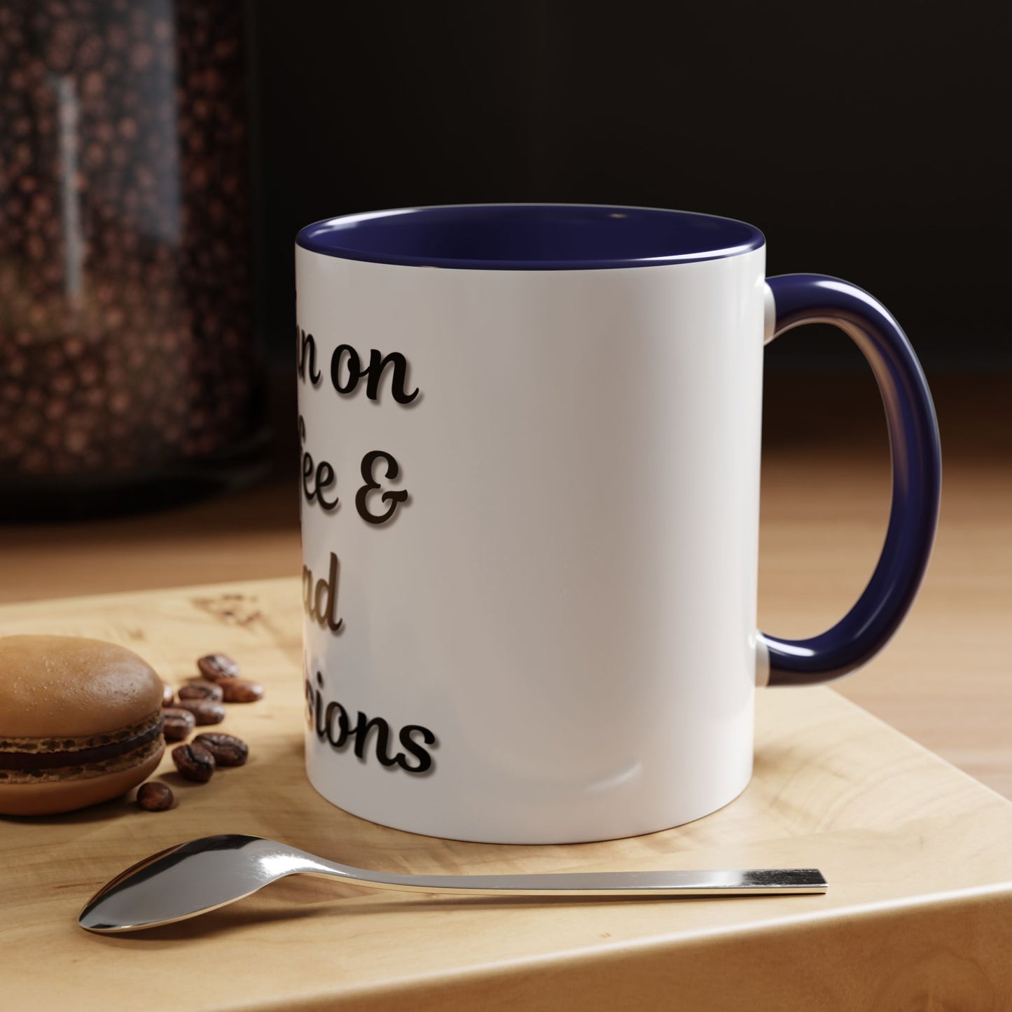 Funny Coffee Mug - "I Run on Coffee & Bad Decisions" - Perfect Gift for Coffee Lovers - TRV