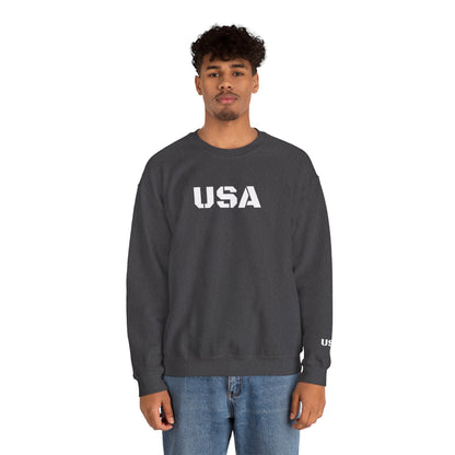Cozy USA Unisex Crewneck Sweatshirt | Perfect Layering Piece for Every Season | Great Gift for Him/Her | Trendy Style for Casual Outings