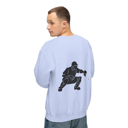 Baseball Catcher Unisex Sports Crewneck Sweatshirt - Perfect for Athletes & Casual Wear, Great for Game Days, Birthdays, Apparel for Fans