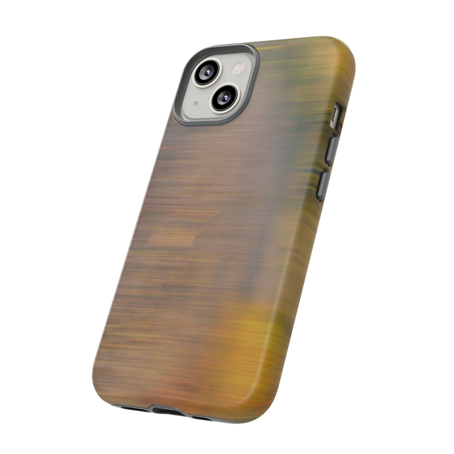 Autumn Blur Tough Phone Case — Fall Colors Protective iPhone Cover