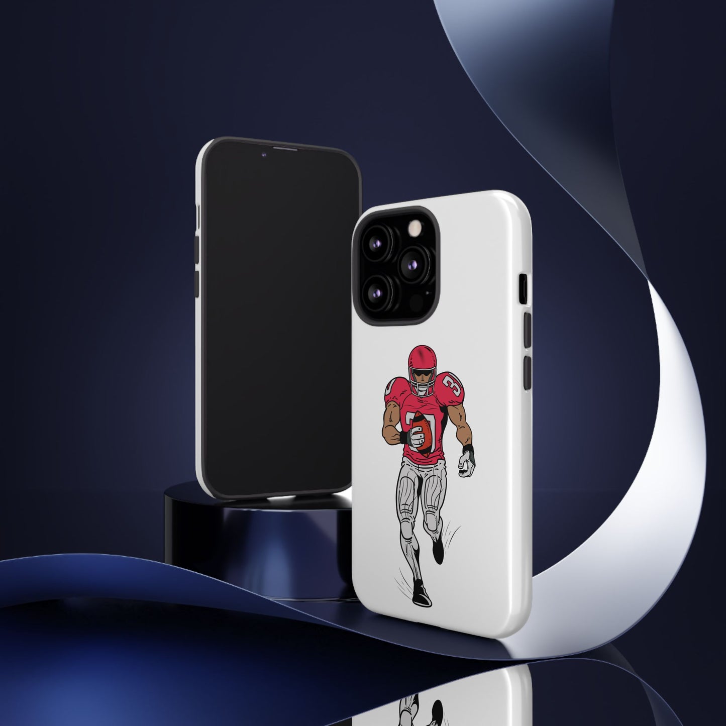 Football Player Tough Case, Sports Phone Cover, Athlete Gift, Tough Phone Case, Fall Sports, Football Lover's Accessory - TRV