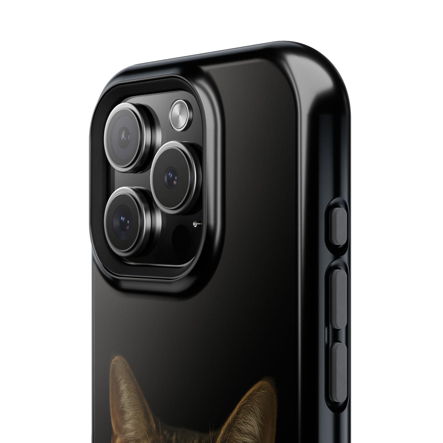 Magnetic Impact-Resistant Phone Case — Realistic Tabby Cat Portrait