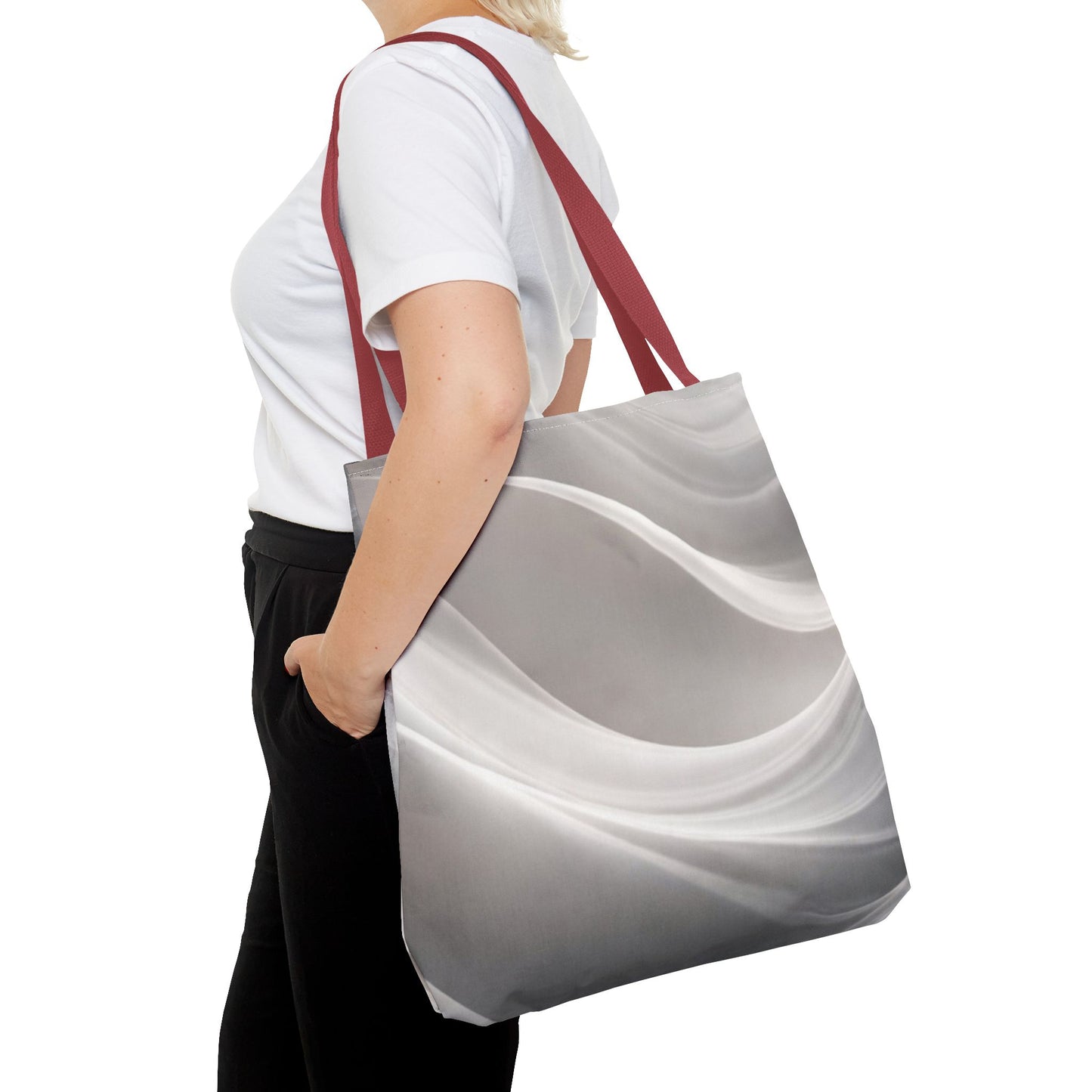 Soft Marble Wave Tote