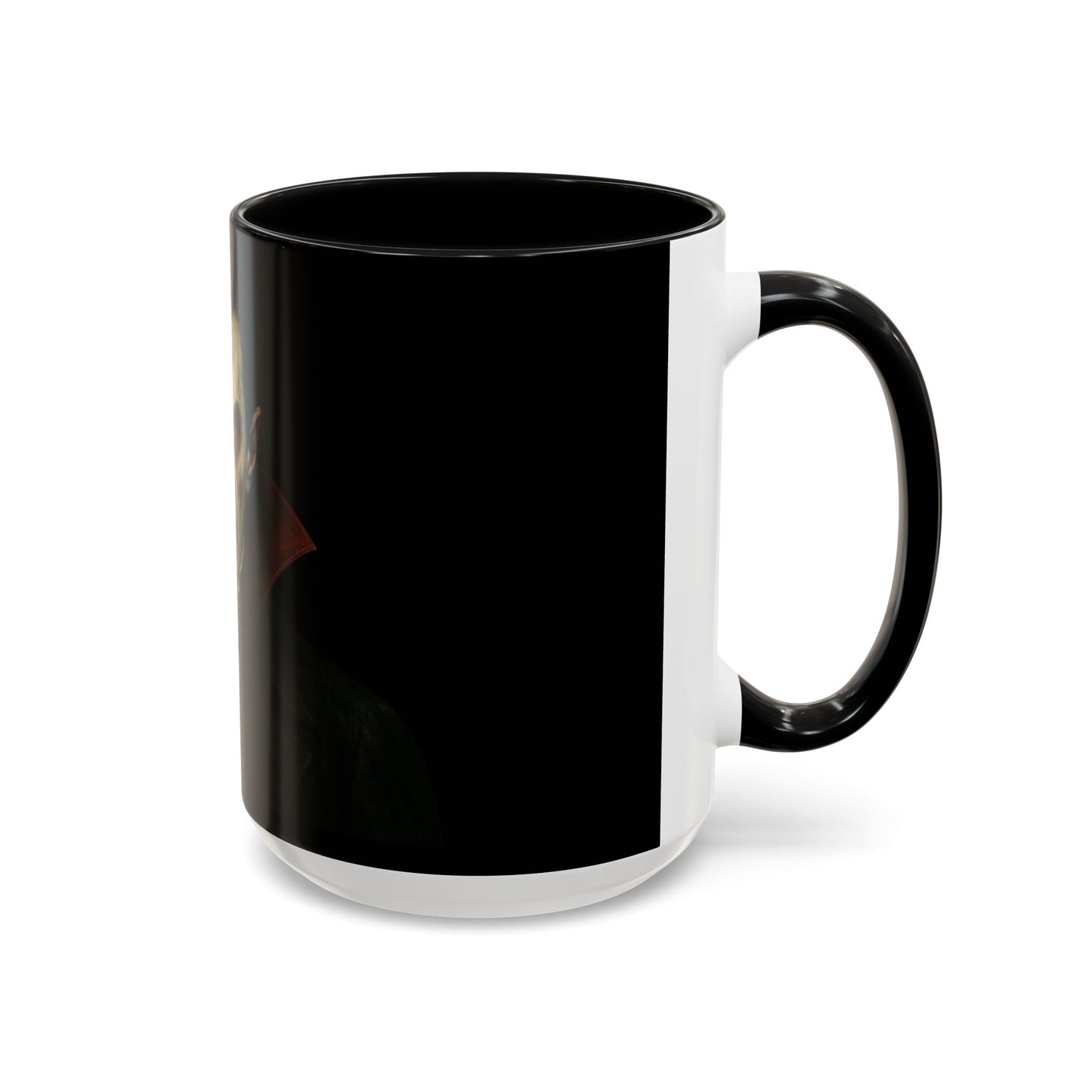 Gothic Dracula Vampire Accent Coffee Mug | Spooky Halloween Gift, Unique Home Decor, Collector's Mug, Coffee Lover's Gift - TRV
