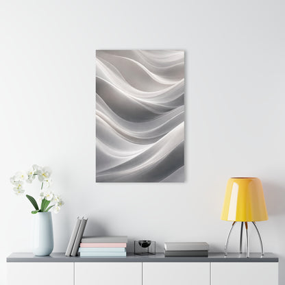 Abstract White Wave Acrylic Print | Wall Art