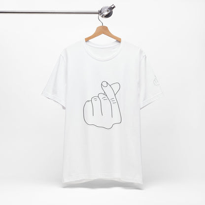 Minimalist Hand Sign Unisex Tee | Casual Everyday Wear | Perfect for Gift Givers