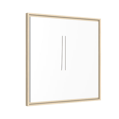Minimal Line Art | Matte Canvas Framed
